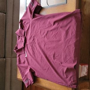 Nike burgundy pull over